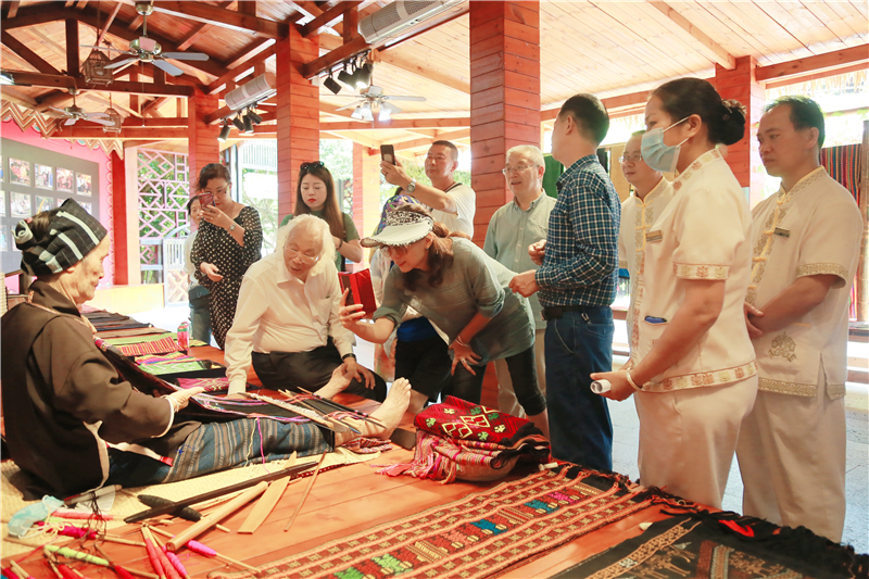 6、文化和旅游部組織專家到檳榔谷考察 非遺+文旅融合發(fā)展